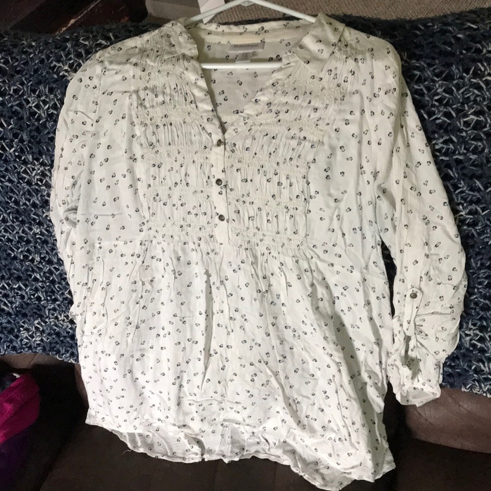 Plus size maternity top from Motherhood Maternity